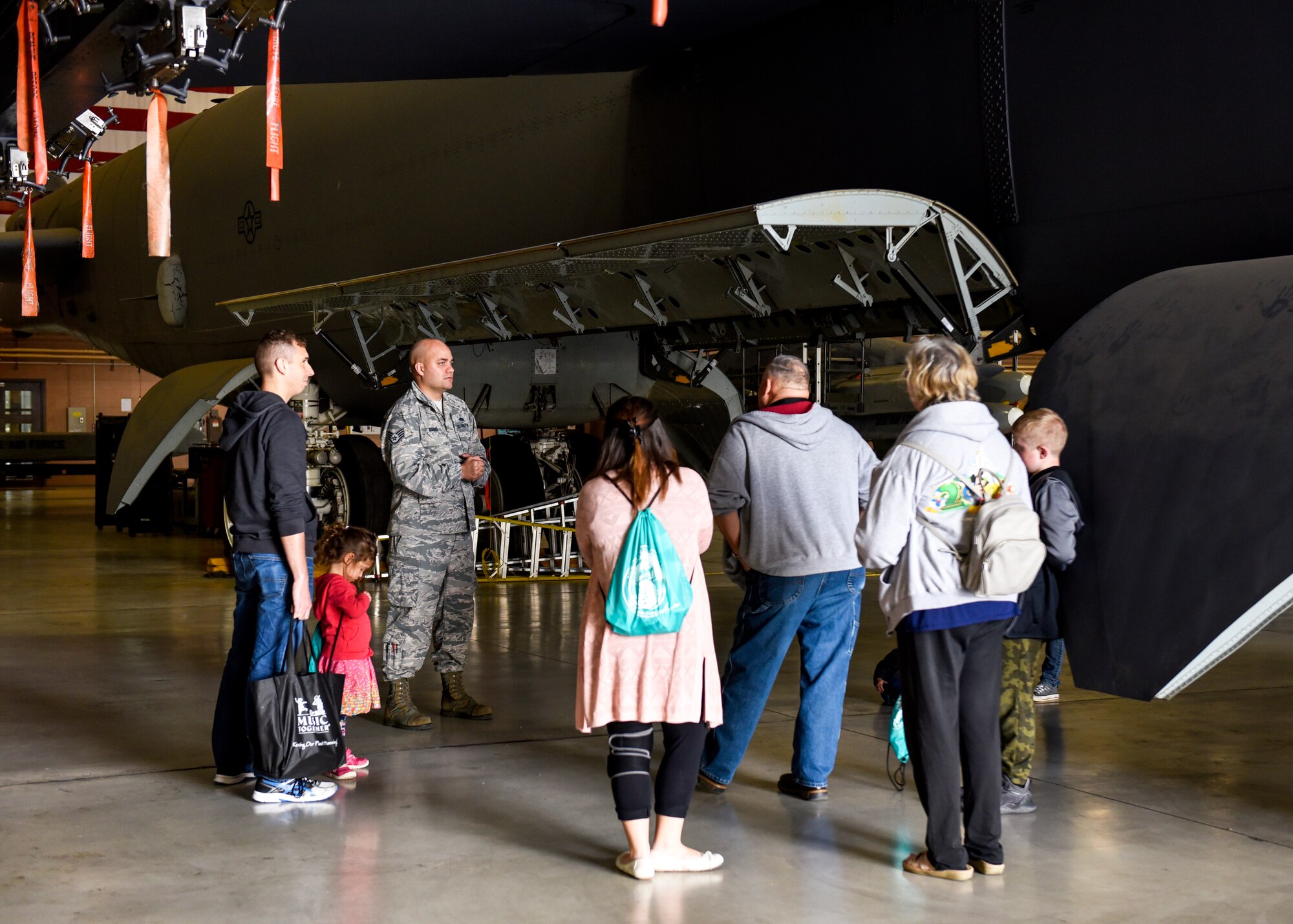 Military Families visit Sheppard Air Force Base