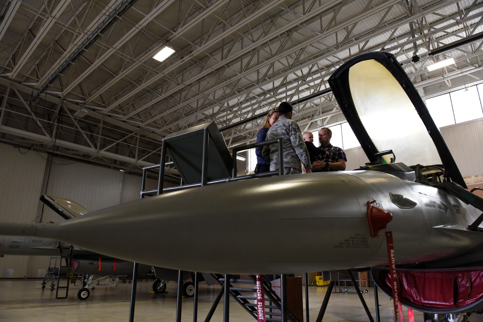 Military Families visit Sheppard Air Force Base
