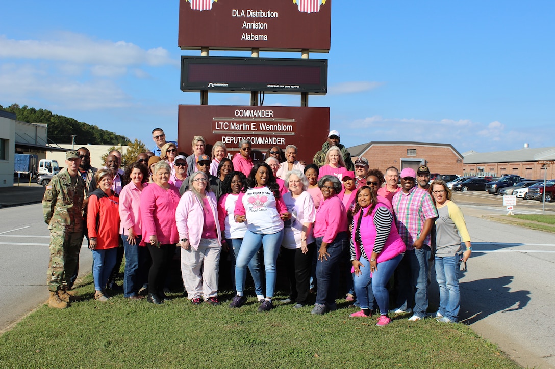 DLA Distribution Anniston commemorates Breast Cancer Awareness Month