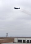A B-52H Stratofortress takes off during Global Thunder 19 at Minot Air Force Base, North Dakota, Nov. 4, 2018. The Global Thunder exercise provides training opportunities that assess all U.S. Strategic Command (USSTRATCOM) mission areas and joint and field training operational readiness, with a specific focus on nuclear readiness. It globally integrates USSTRATCOM headquarters staff, components and subordinate units, and allied personnel from a variety of nations to test readiness and ensure a safe, secure, ready and reliable strategic deterrent force. (U.S. Air Force Photo by Airman 1st Class Dillon J. Audit)