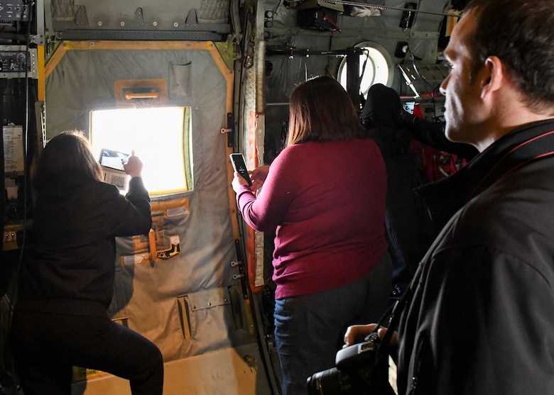 The 910th Airlift Wing invited local educators to Youngstown Air Reserve Station and flew them over Niagara Falls so that they can bring their experiences back to their students and help them learn about the career options and college benefits available to them.