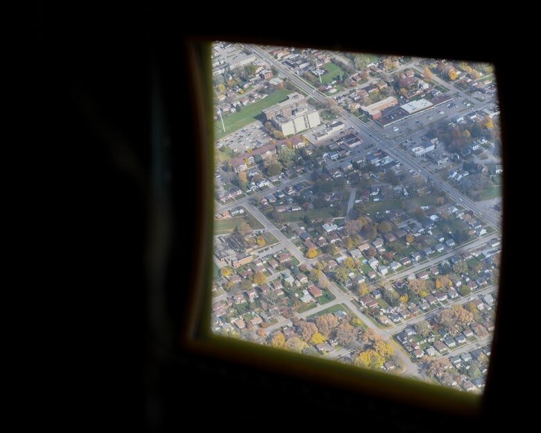 The 910th Airlift Wing invited local educators to Youngstown Air Reserve Station and flew them over Niagara Falls so that they can bring their experiences back to their students and help them learn about the career options and college benefits available to them.