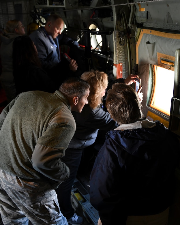 The 910th Airlift Wing invited local educators to Youngstown Air Reserve Station and flew them over Niagara Falls so that they can bring their experiences back to their students and help them learn about the career options and college benefits available to them.