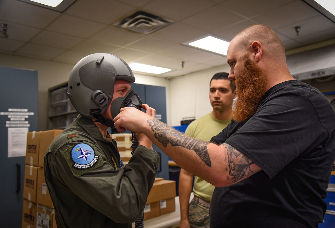 80th Operations Support Squadron aircrew flight equipment
