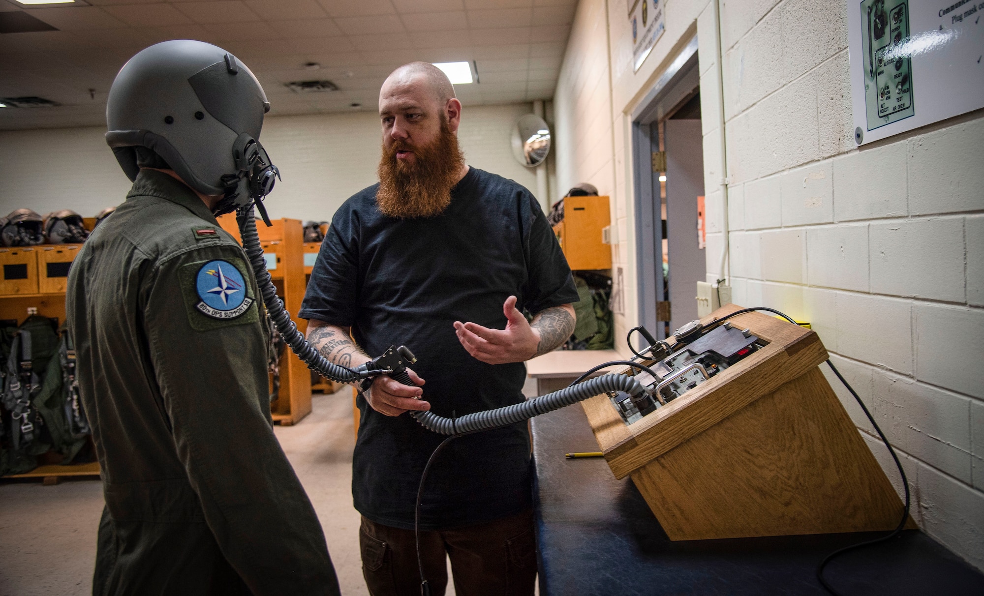 80th Operations Support Squadron aircrew flight equipment