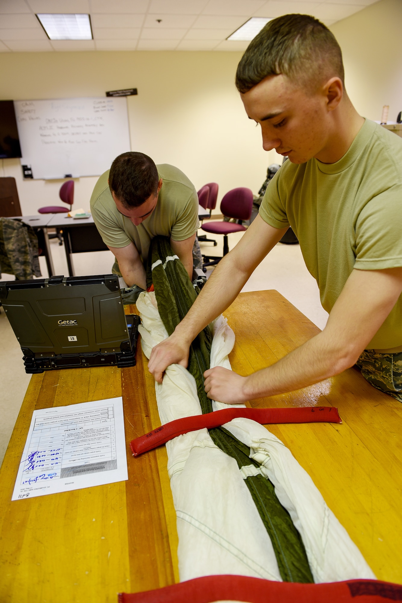 361st TRS aircrew flight equipment training