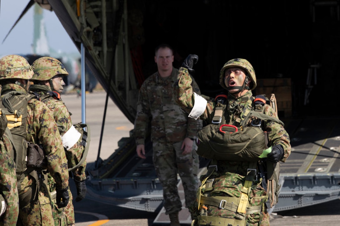Keen Sword 19: Historic first JGSDF jump from USAF C-130Js in Japan