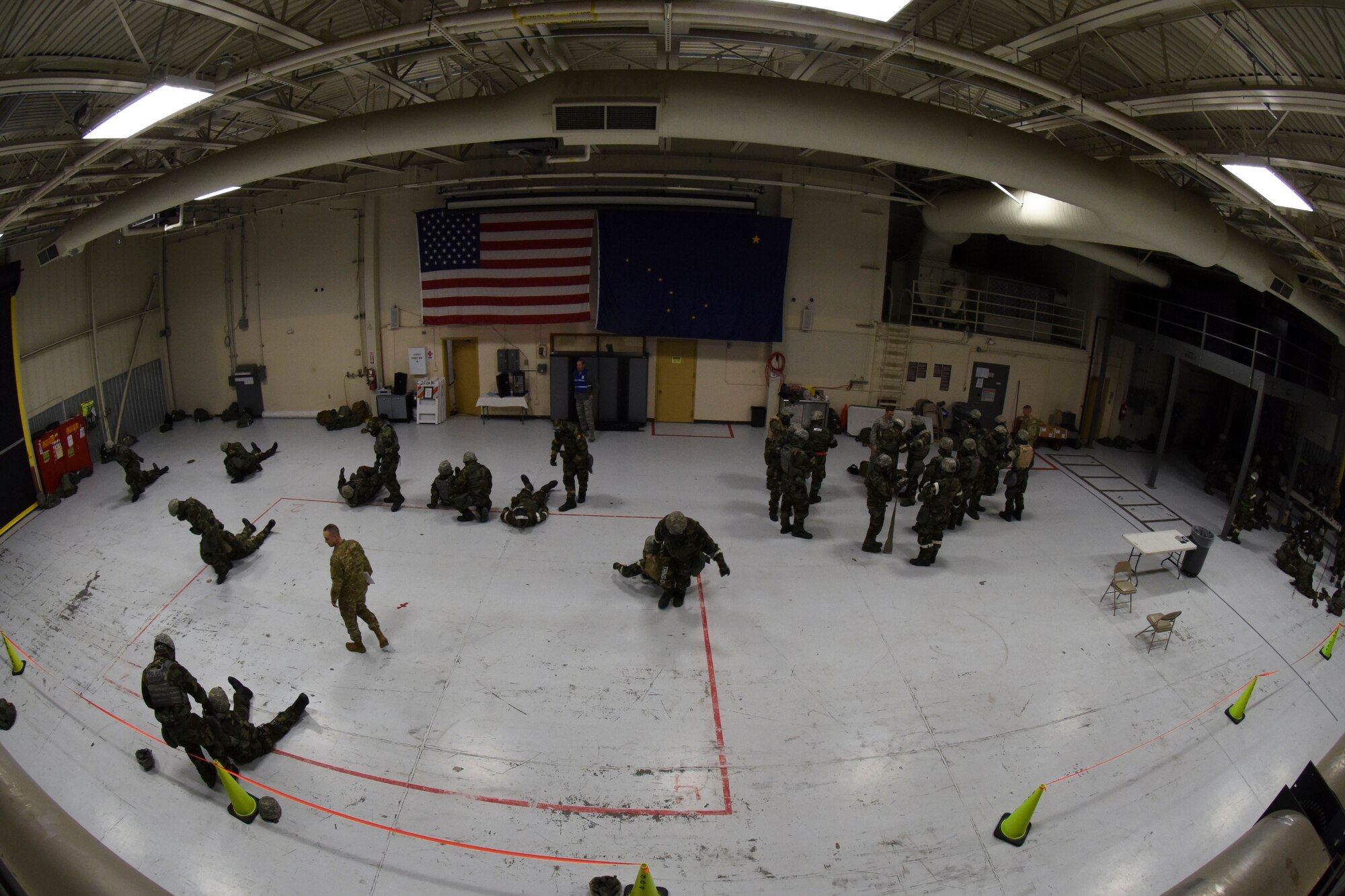 During AG 19-2, Airmen practiced numerous types of crawls, carries and drags to transport casualties.