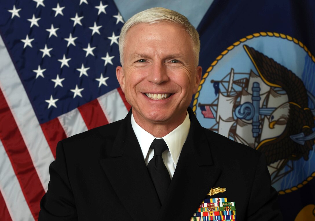Official bio photo of Navy Vice Adm. Craig Faller.