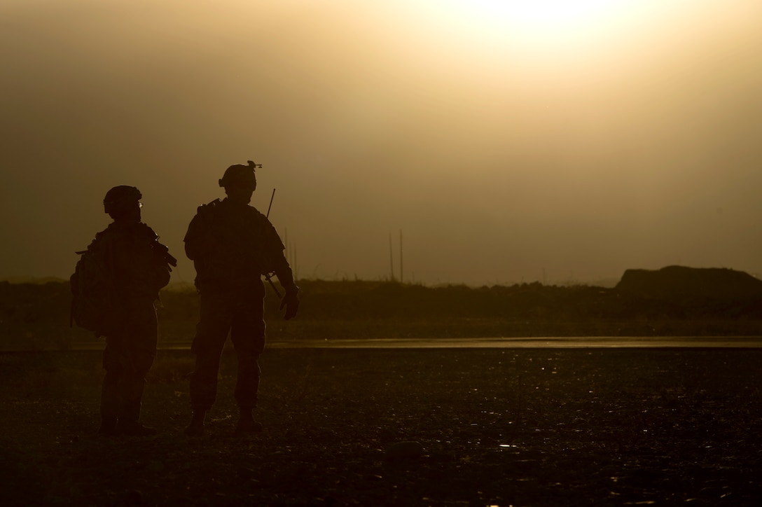 U.S. Air Force pararescue Airmen conduct in-flight medical training scenarios Nov. 6, 2018 at Bagram Airfield, Afghanistan.