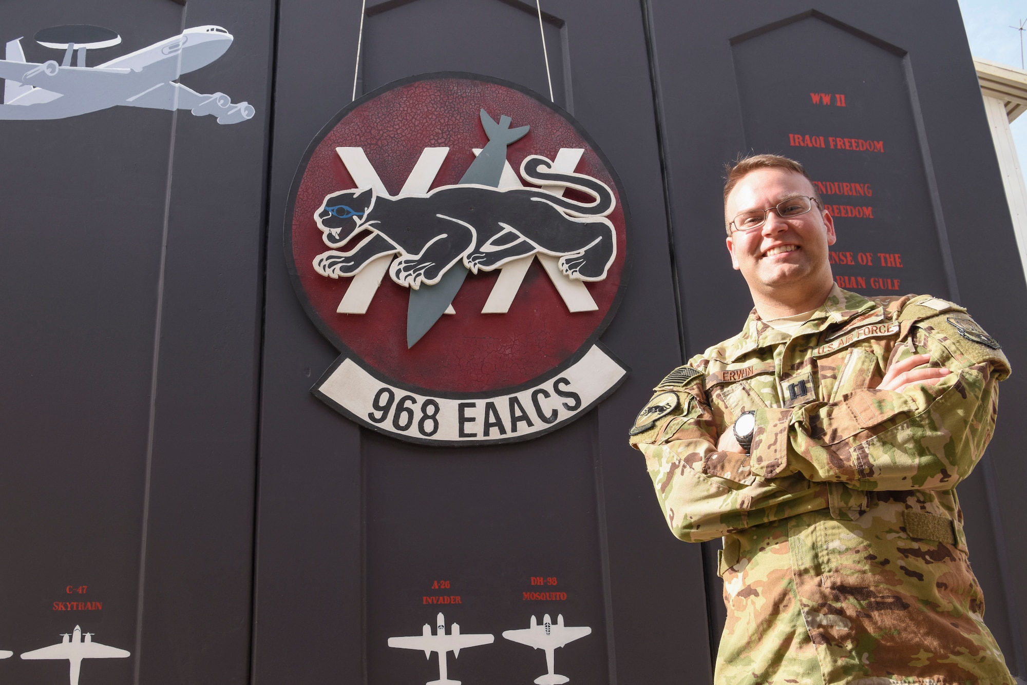 In an interview with the 380th Air Expeditionary Wing Public Affairs, U.S. Air Force Capt. Mark Erwin opens up about his decision to join the U.S. Air Force, what drove him to serve, and how he's helping Airmen at the 380th AEW, Al Dhafra Air Base, United Arab Emirates.