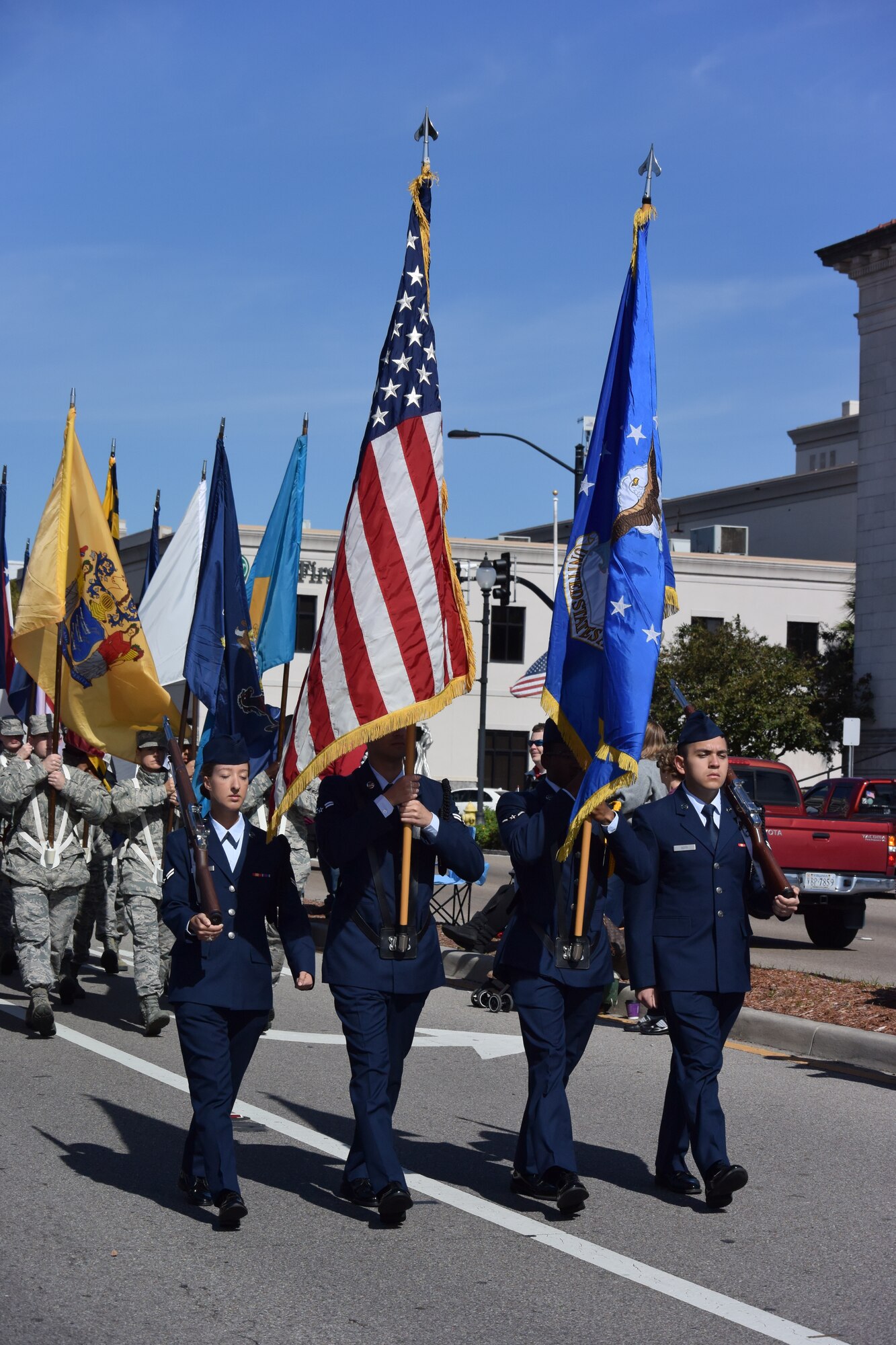 Keesler participates in Veterans Day Parade