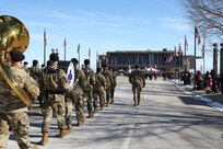 484th Army Band take part of Veterans Day parade