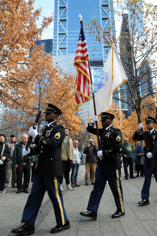 Army Reserve leader welcomes new Soldiers at 9/11 Memorial