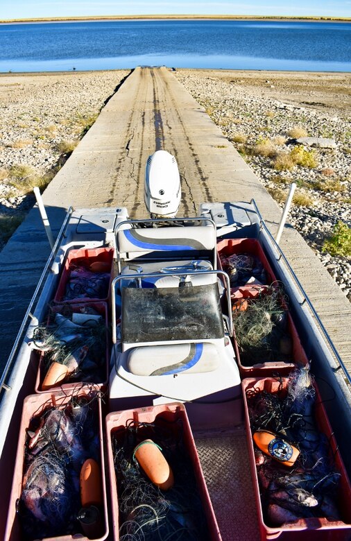 Volunteers help CPW biologists survey John Martin Reservoir fish population