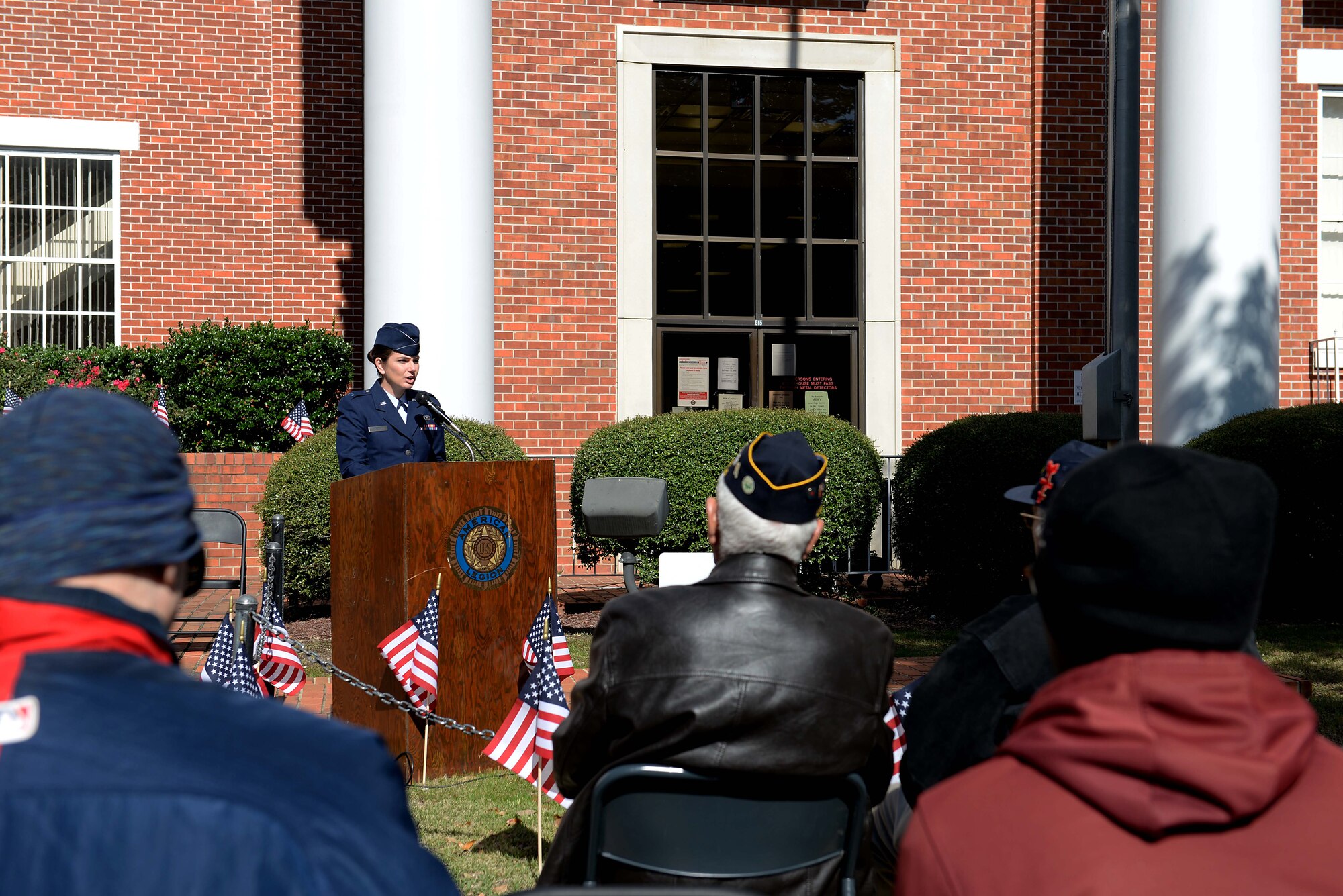 Columbus AFB, city host parade, ceremony to celebrate veterans