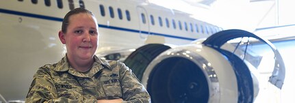 Tech. Sgt. Kelly Downes, a 213th Air Maintenance Squadron Phase Inspector, saved her 91 year-old neighbor from a house fire in Essex, Md., Oct. 16.