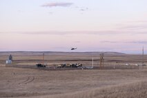 Members of the 341st Missile Wing and the 40th Helicopter Squadron practice a launch facility recapture during Global Thunder 19, Oct. 30, 2018, at Malmstrom Air Force Base, Mont.