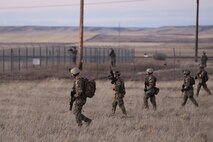 Members of the 341st Security Forces Group practice a launch facility recapture during Global Thunder 19, Oct. 30, 2018, at Malmstrom Air Force Base, Mont.