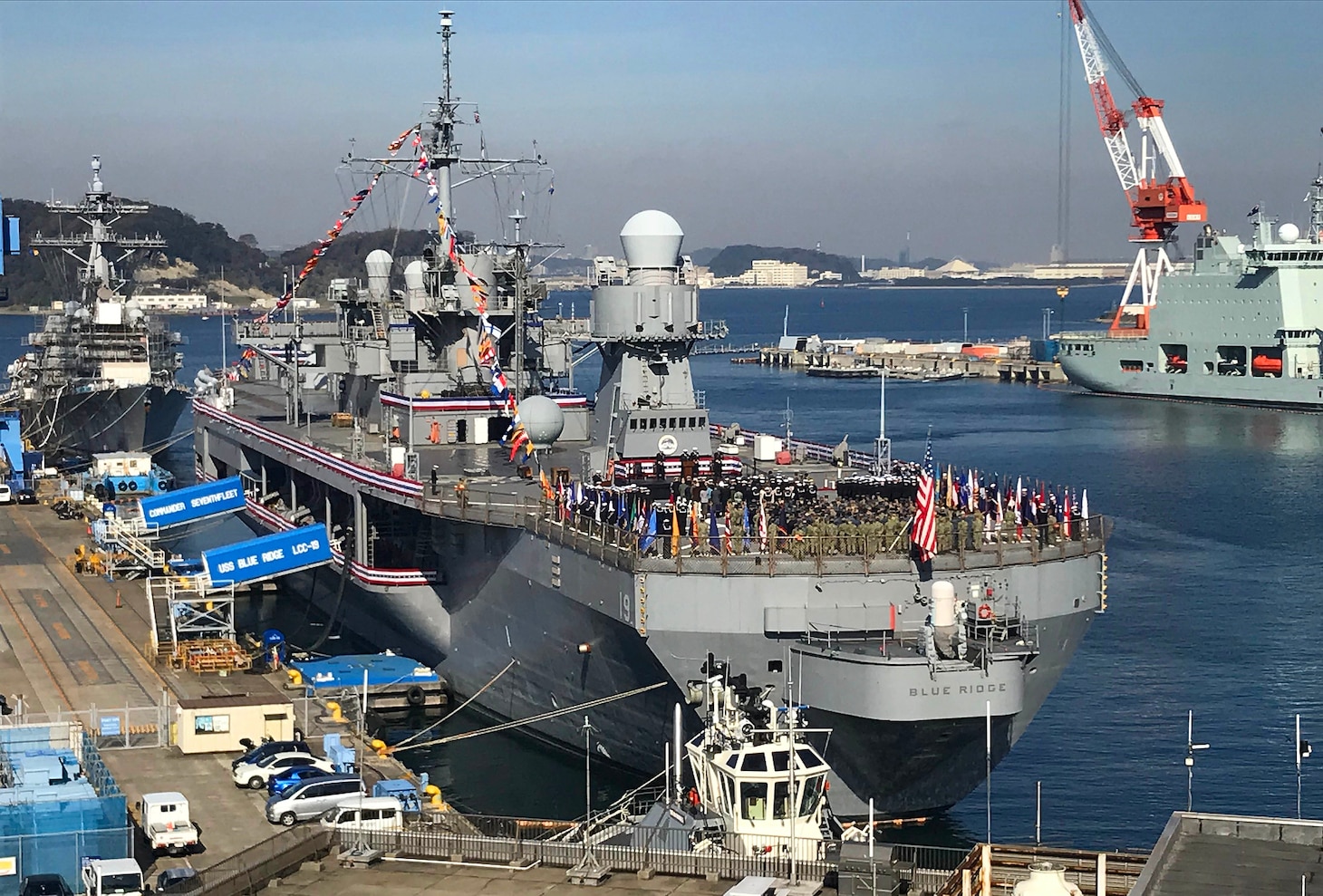 USS Blue Ridge Changes Command