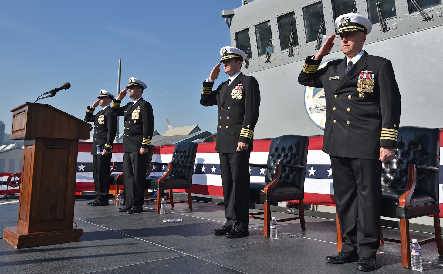 USS Blue Ridge Changes Command