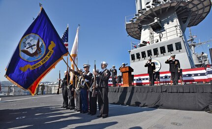 USS Blue Ridge Changes Command