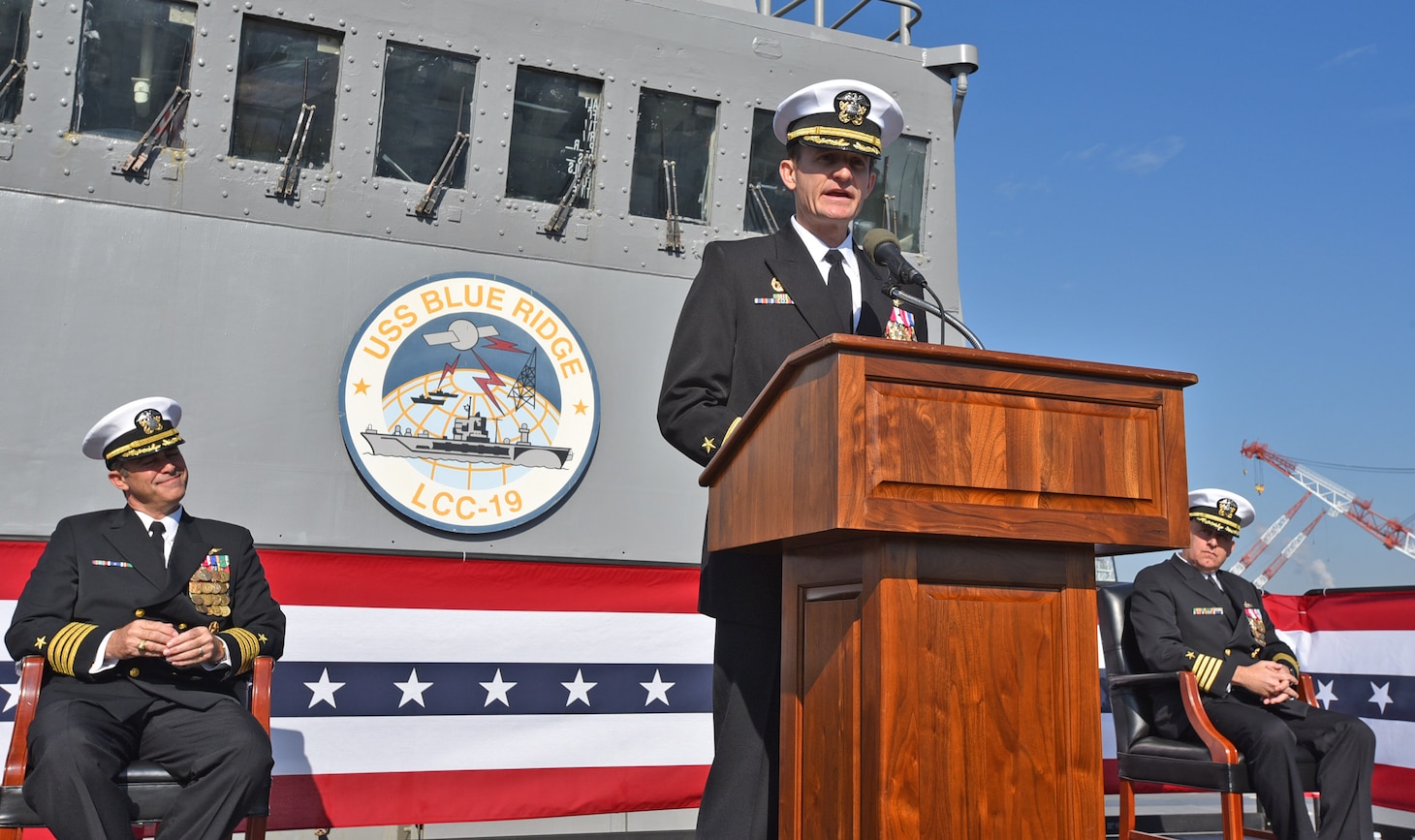 USS Blue Ridge Changes Command