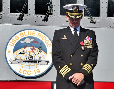 USS Blue Ridge Changes Command