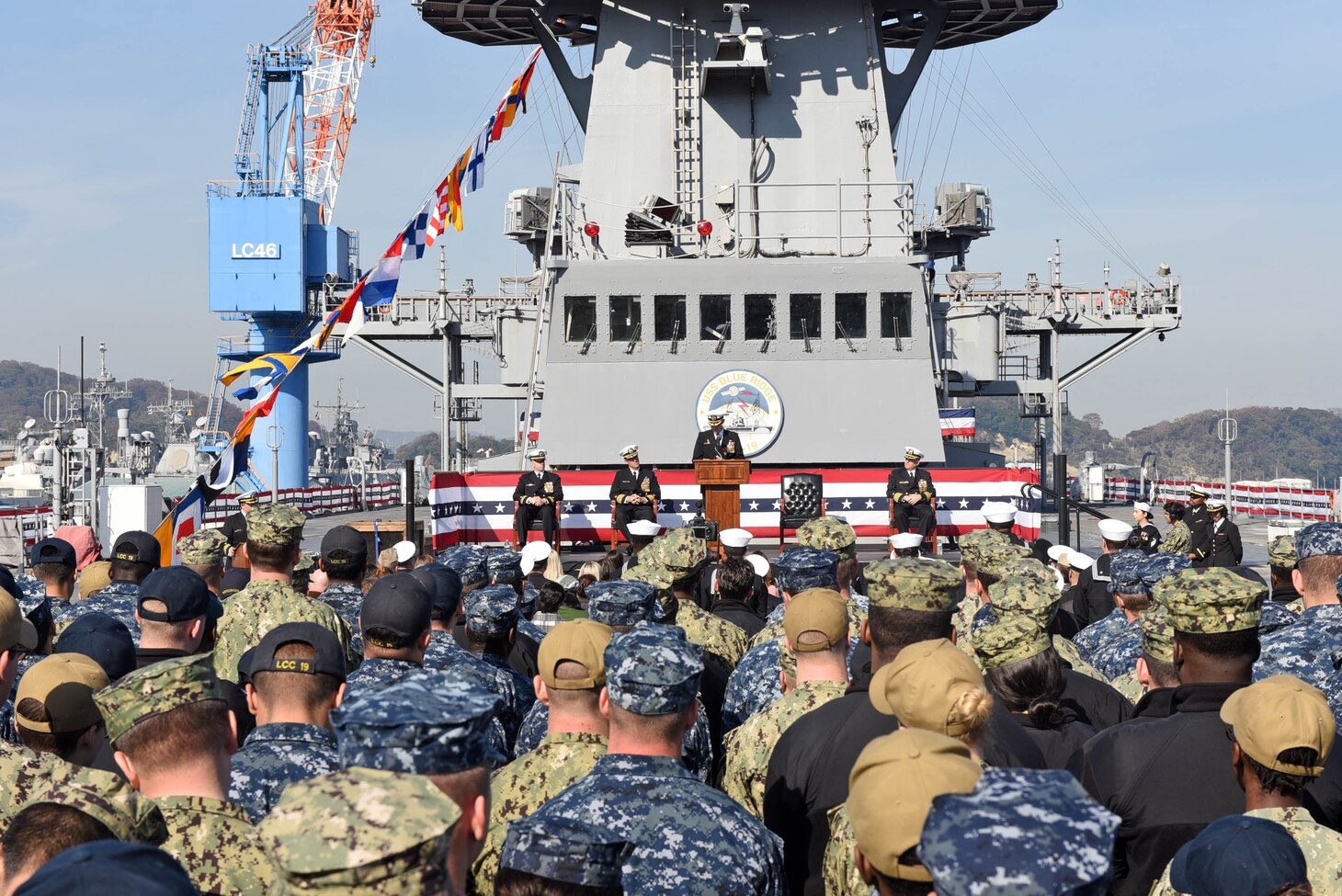 USS Blue Ridge Changes Command