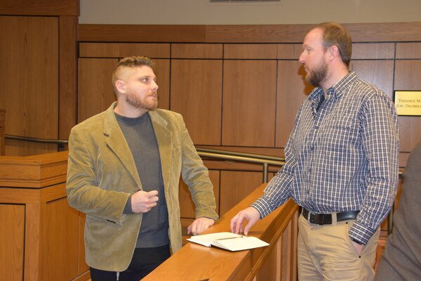 Buffalo District employees participated in an event at University at Buffalo for Geography Awareness Week, focusing on ways students think the Cattaraugus Creek Watershed can be improved, November 13, 2018.