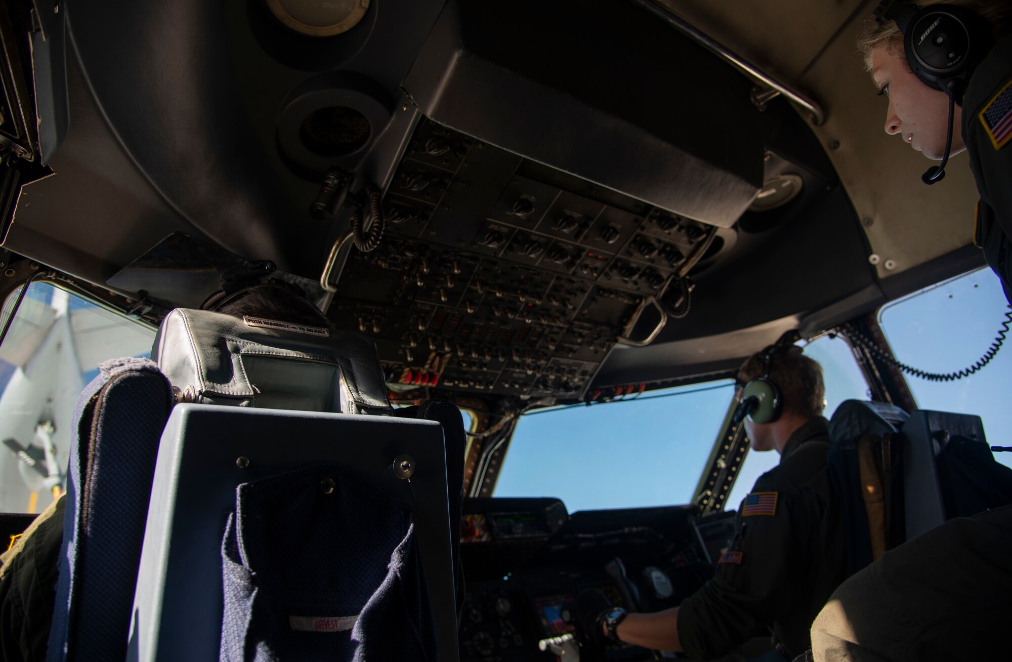 9th Airlift Squadron supported the 142nd Aeromedical Evacuation Squadron, Delaware Air National Guard, inflight medical scenario training as well as an inflight refueling.