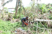 Army Reserve Soldiers help fellow Soldiers with home cleanup