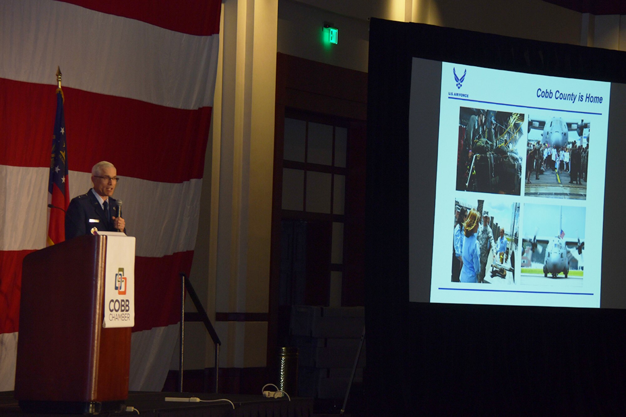22nd AF commander highlights community, innovation during ARMAC military luncheon
