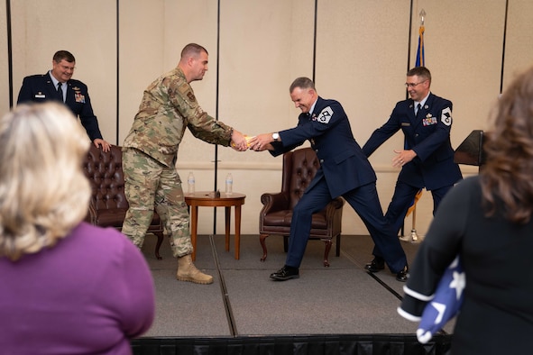 Chief Barber Retirement Ceremony Photo