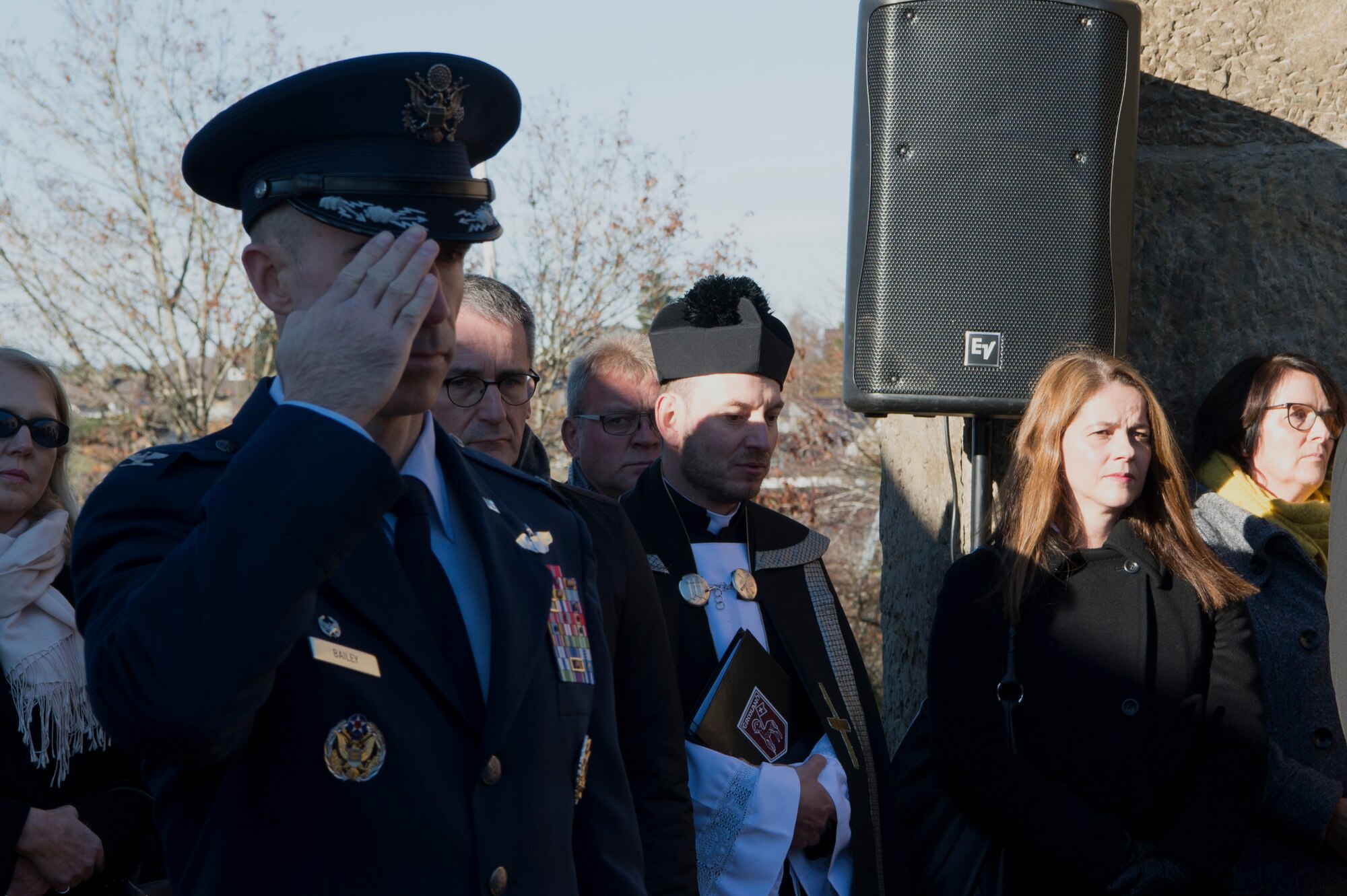 The ceremony is held to honor victims of all wars and tyrannies.