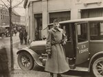 Army Maj. Gen. Clement Alexander Finley Flagler, commander of the 42nd Division, arrives at the command post of the 167th Infantry Regiment in Sinzig, Germany, during the division’s march to the Rhine for occupation duties, Dec. 18, 1918. The 167th Infantry was composed of Soldiers from the Alabama National Guard’s 4th Infantry Regiment. The 42nd Division, known as the Rainbow Division for its inclusion of various National Guard units from across the United States, served as an occupation force following the armistice that ended World War I. The division served in Germany until April 1, 1919 when it embarked for its journey home.