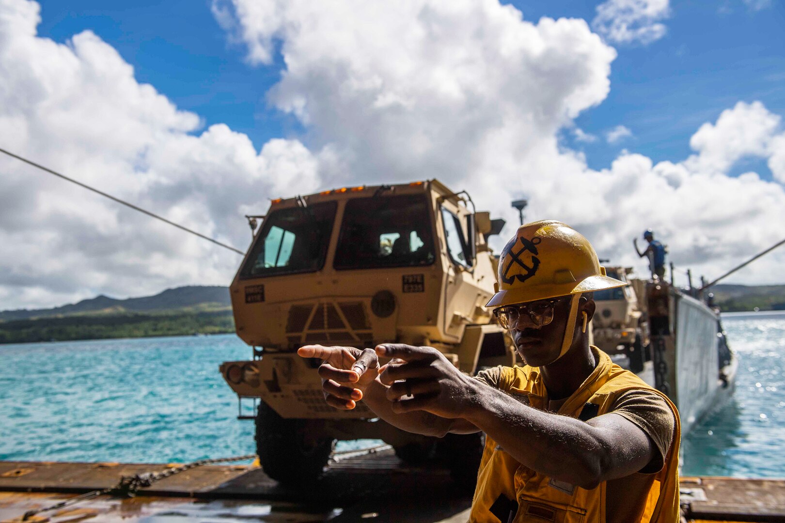 Guam National Guard plays role in moving supplies to Saipan