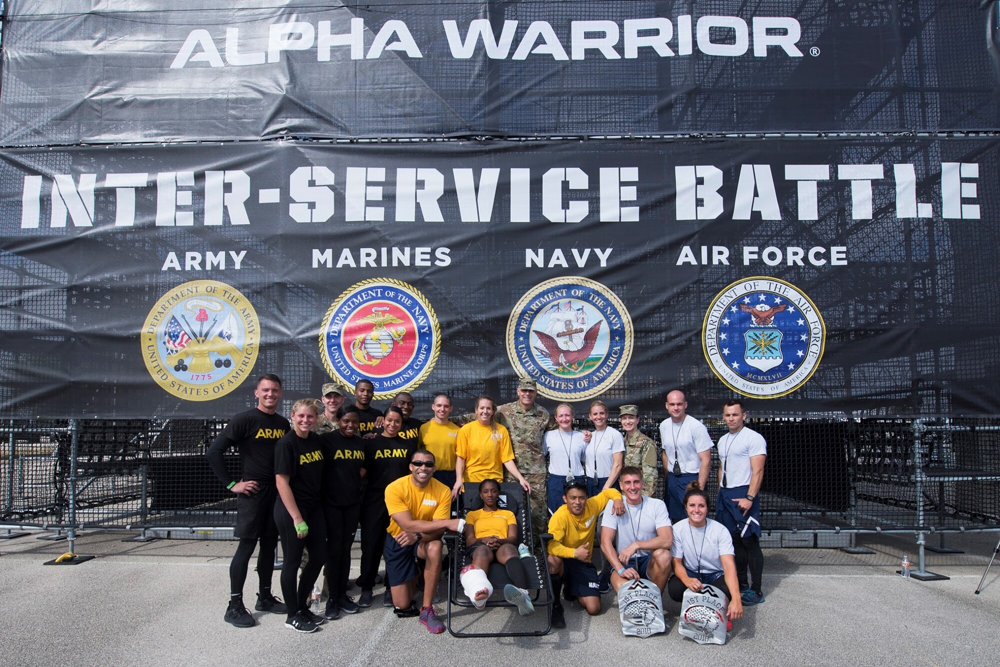 The first Inter-Service Alpha Warrior Battle took place Saturday, Nov. 17, 2018 at the Alpha Warrior Proving Grounds Retama Park in Selma, Texas.