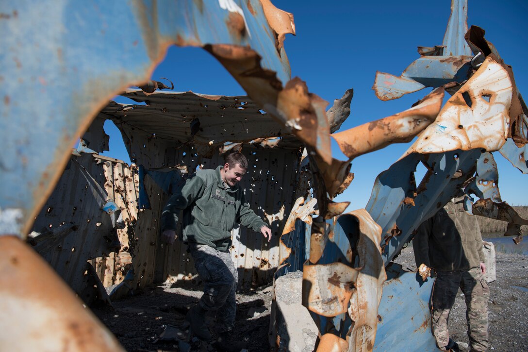 SJ Airmen visit training grounds for fighter pilots, partake in exercise