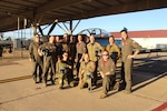 Members of the 559th Flying Training Squadron and Royal Canadian Air Force 15th Wing take a photo in front of a T-6A Texan II Nov. 16, 2018, at Joint Base San Antonio-Randolph, Texas. The 15th Wing flies a similar aircraft, the CT-156 Harvard II, and engages in a pilot exchange program with the 559th FTS in order to share knowledge and expertise related to pilot training in both airframes. (U.S. Air Force photo by Senior Airman Stormy Archer)