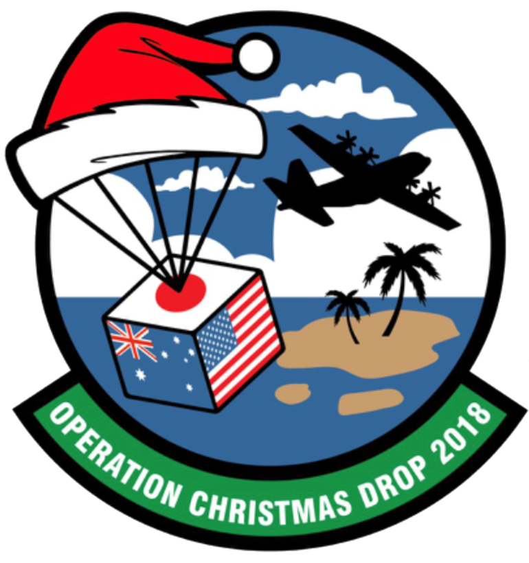 The Department of Defense’s longest recurring humanitarian mission is a long-standing annual tradition of packaging and delivering food, tools and toys to more than 50 remote islands in the South-Eastern Pacific, including the Commonwealth of the Northern Mariana Islands, the Federated States of Micronesia, and the Republic of Palau. (U.S. Air Force Graphic courtesty)