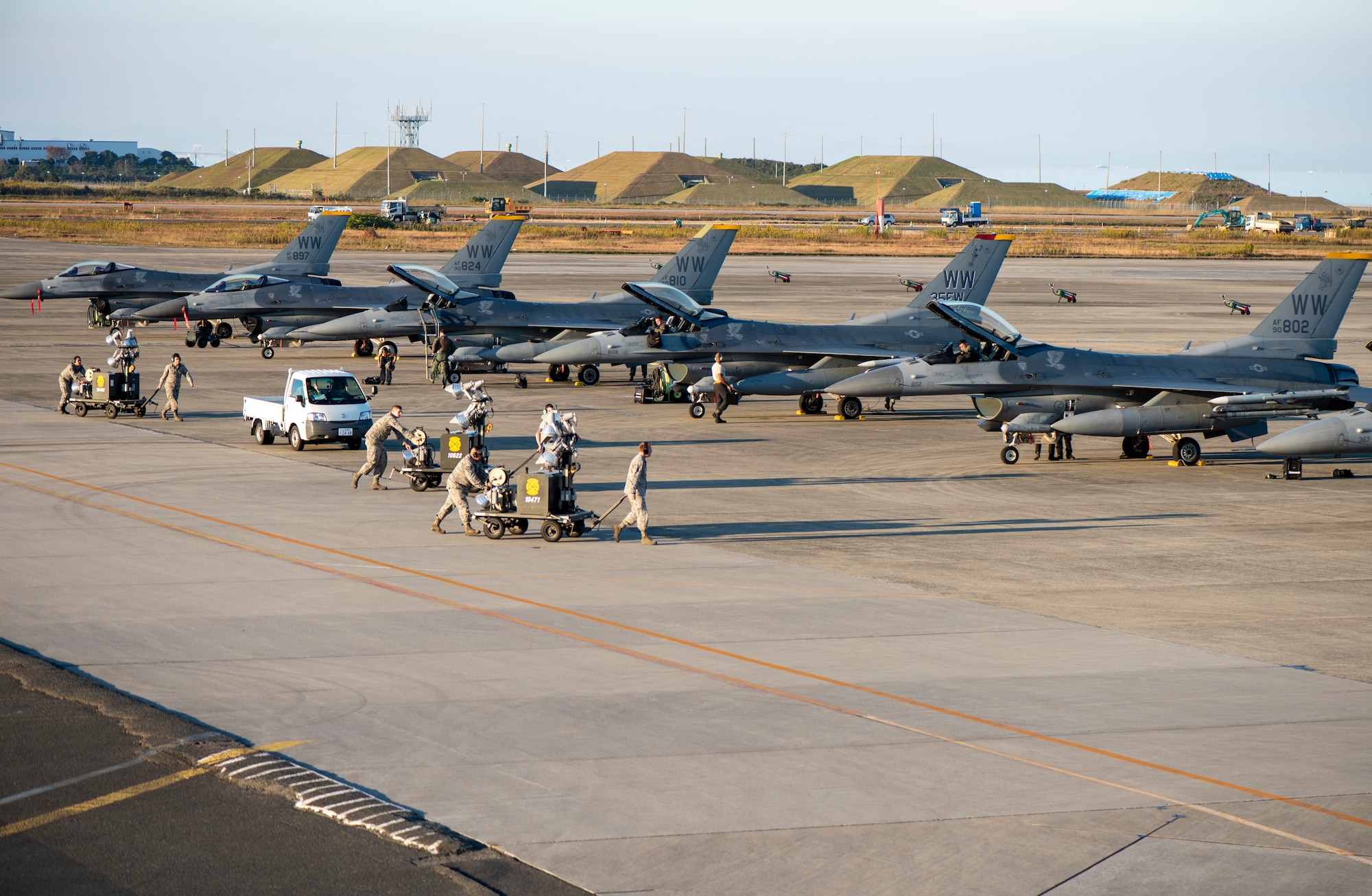 The 35th Fighter Wing participated in an aviation training relocation at Tsuiki Air Base, Japan, Nov. 5-8.