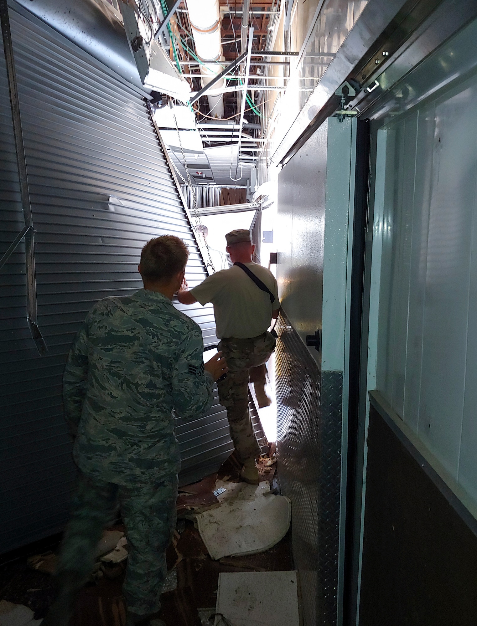 A team from the 96th Medical Group provides aid to Tyndall AFB after Hurricane Michael.