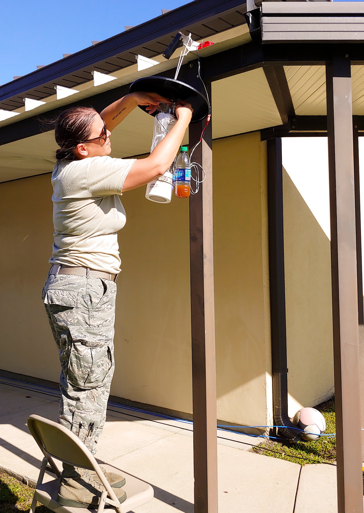 A team from the 96th Medical Group provides aid to Tyndall AFB after Hurricane Michael.