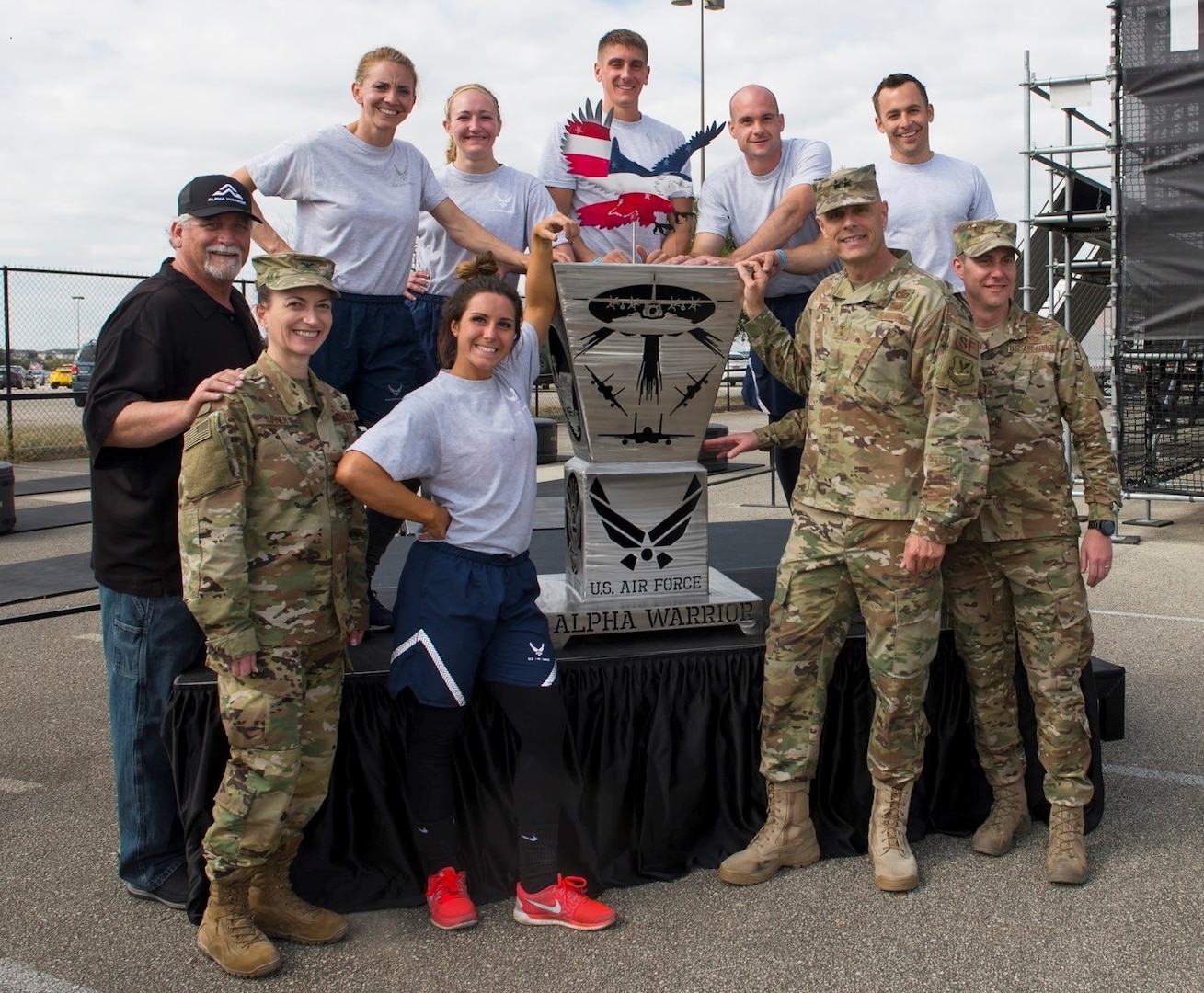 The first Inter-Service Alpha Warrior Battle took place Nov. 17, 2018, at the Alpha Warrior Proving Grounds, Retama Park in Selma, Texas. The Air Force took home the title inter-service champions with a team finish time of 2:17:33.