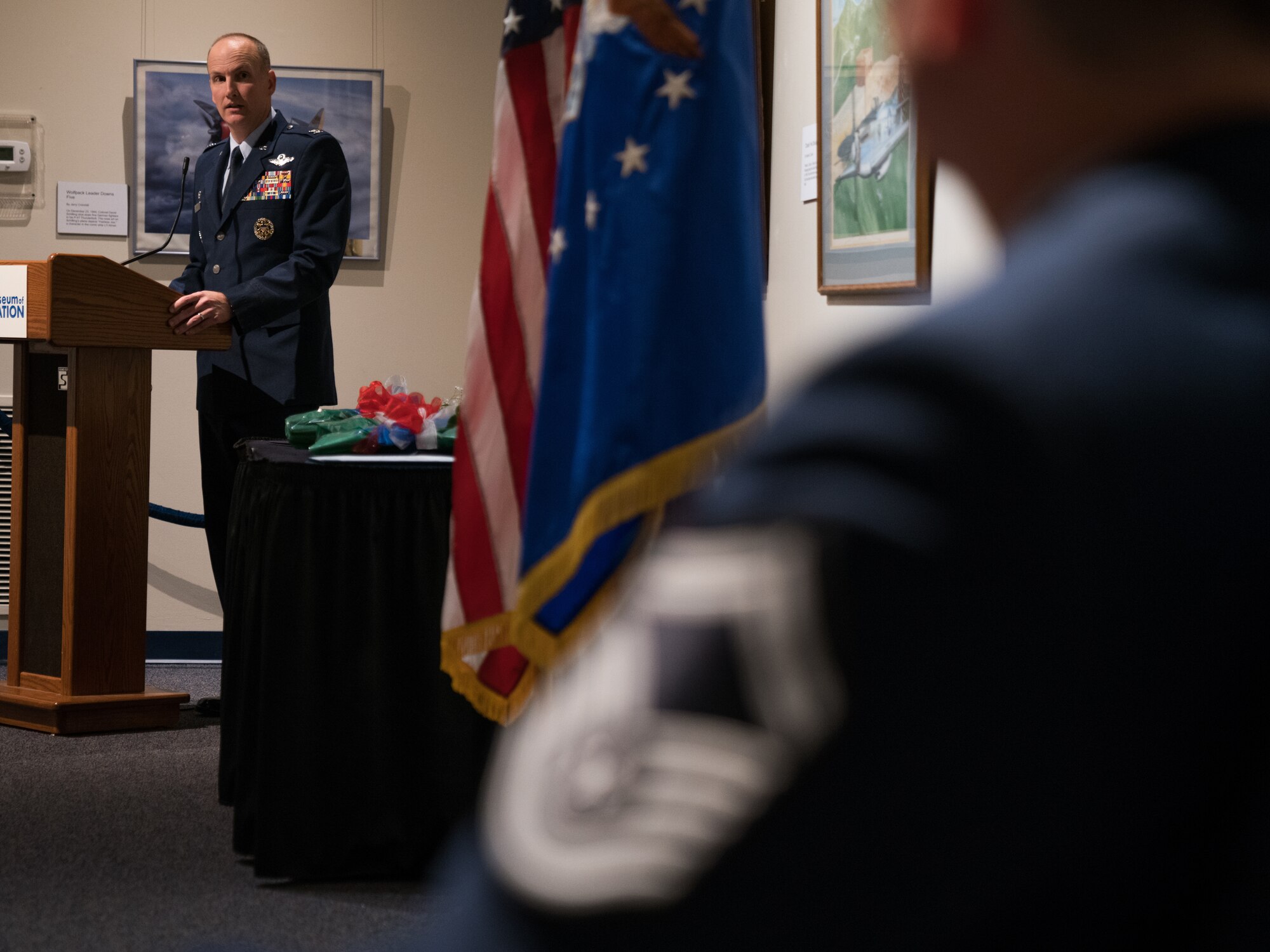 Chief Master Sgt. Mark Mercer celebrates new rank