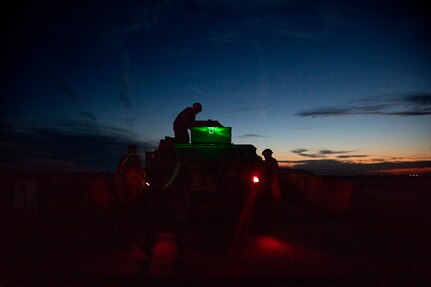 Downed Gunner training exercise