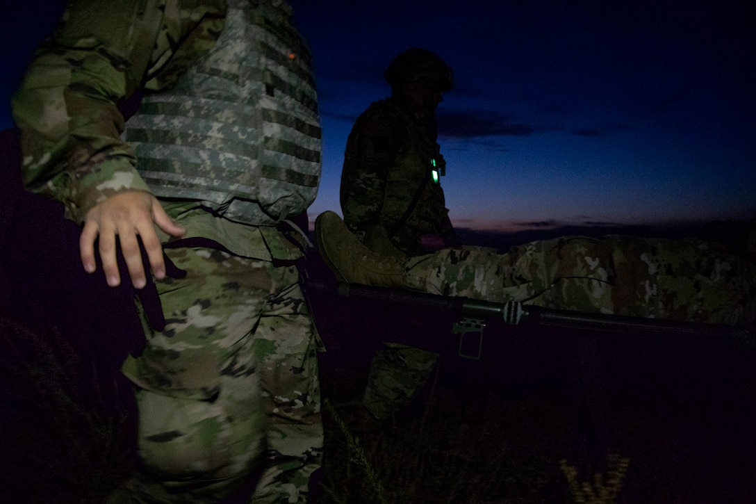 Downed Gunner training exercise