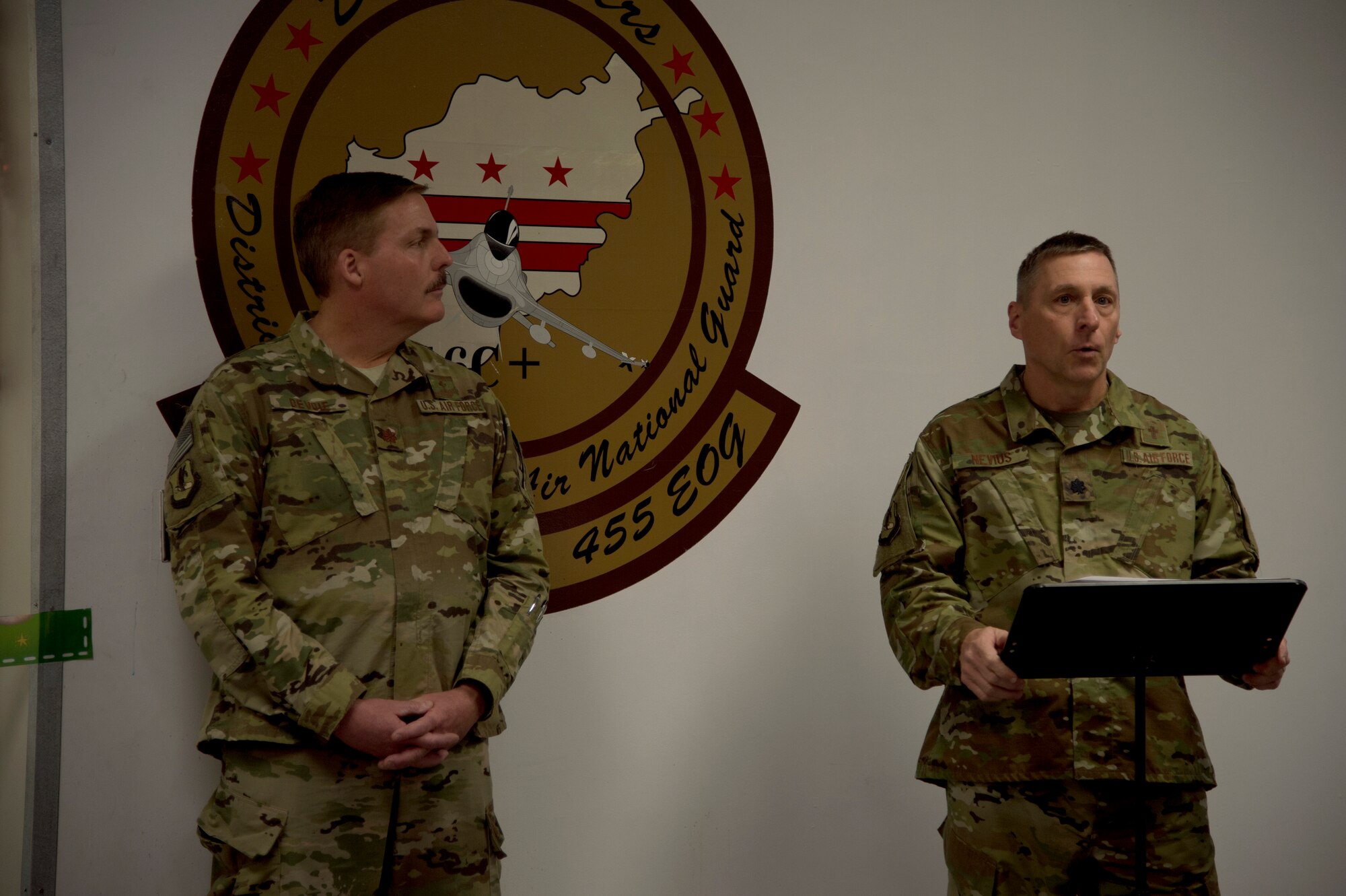 The 455th Air Expeditionary Wing Chaplain Corps at Bagram
Airfield, Afghanistan, opens a new Airman Ministry Center during a ceremony Nov. 21, 2018.