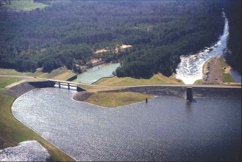 Fort Worth District works with several partners to make the
appropriate water releases from Lake O’ the Pines Dam to
support the study at Caddo Lake.